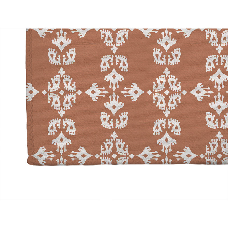 Tapis à linge Cassia, Terracotta, Rectangle 4pi x 6 pi