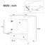 Meuble-lavabo simple 30,09 po avec comptoir en céramique et meuble-lavabo 30 po-94399986