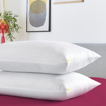 Snug Blissful Bedtime Pillows 2 Pack - Luxury Hotel Quality Pillows Medium  Support for Front, Back and Side Sleepers - Eco Friendly, Hypoallergenic  and Machine Washable - Pack of 2, White 