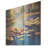 Blue And Green Monets Lake Reflections II - Lake On Wood Print-1467467553