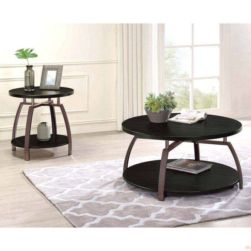 Ensemble de tables basses rondes 2 pièces