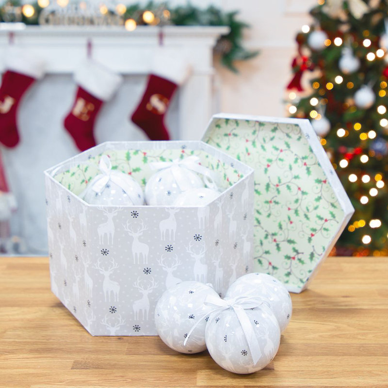 15.5cm Solid Colour Shatterproof Ball Ornament