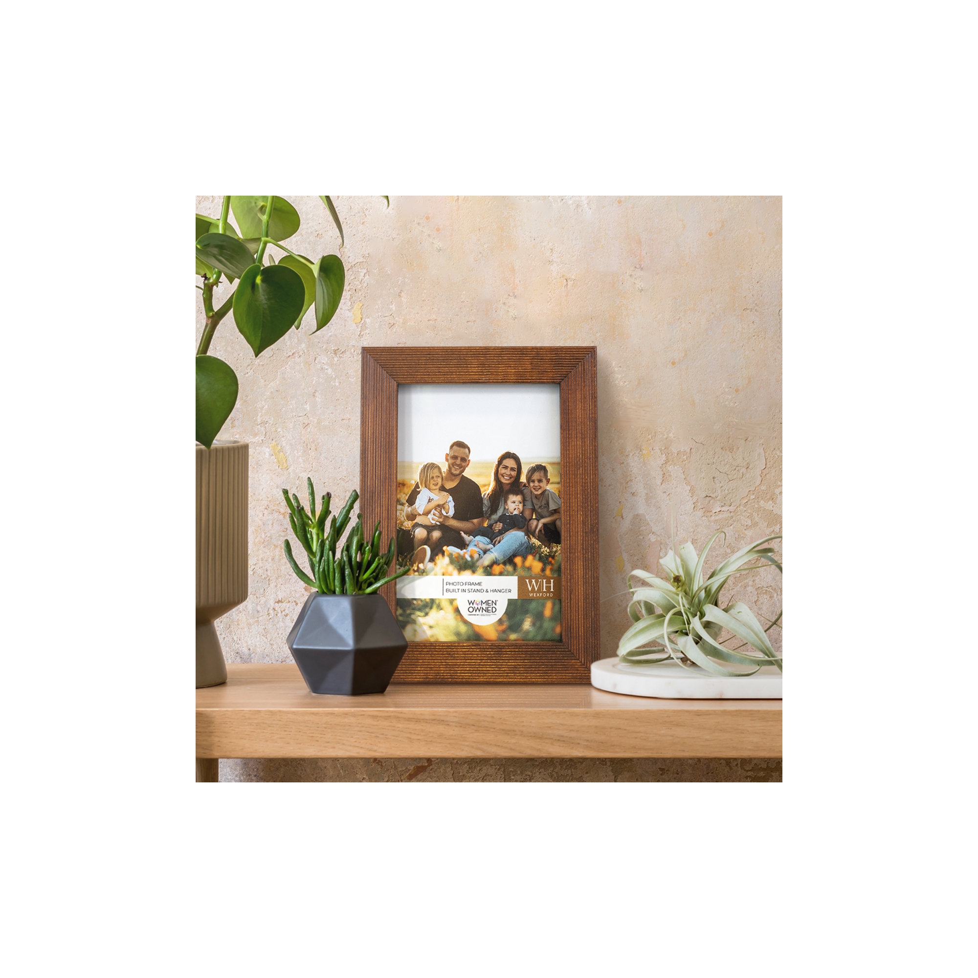 Apolline Wood Picture Frame, 5" x 7", Walnut