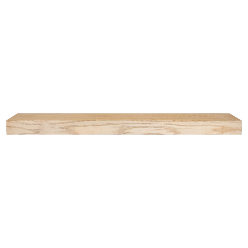 Emerald Lee Oak Floating Shelf, 4" H x 12" W x 7" D