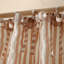 Zanzibar Woven Stripe Voile Curtain Panel Cotton Blend Sheer Tab Top Single Curtain Panel-110163628-110163630