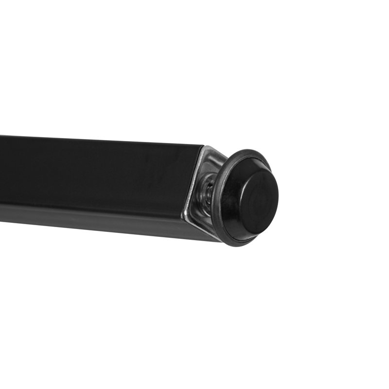 Tabourets de bar pivotants en polyester enduits de PVC toutes saisons Corchado avec dossier haut et accoudoirs, Noir
