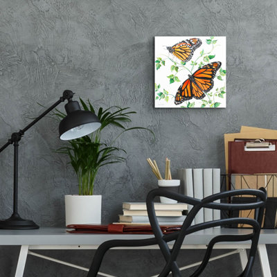  «Summertime Butterflies B» par Jean Plout, art mural en verre acrylique