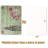 Vintage Letter Paper Cookie Container Decorative Secret Box With Key And Lock, Green