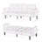 Velvet Futon Couch Convertible Folding Sofa Bed Tufted Couch-125081298