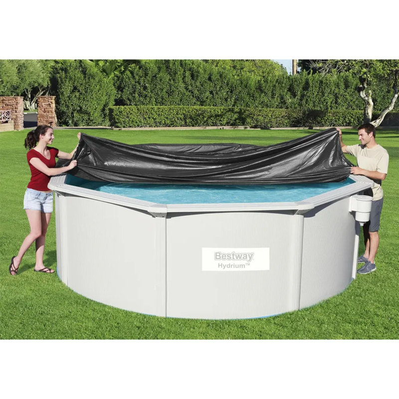 Plastic Round Frame Set Pool H x 396cm W x 396cm L