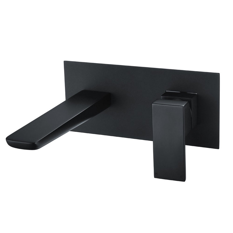 Zella Mono Basin Mixer, Black