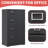 4-Drawer Metal Vertical File Cabinet with Lock and 1 Door for Home Office, Steel Storage Cabinet for Hanging Legal/Letter/A4 Size Files-1244411701