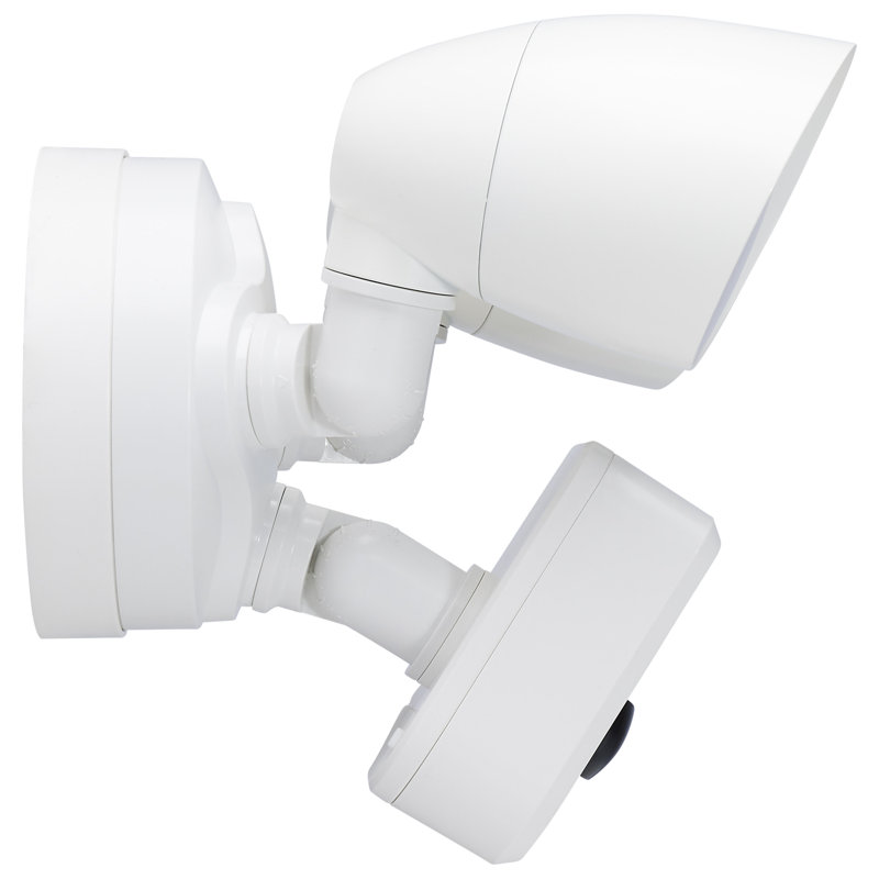 20W Bullet Outdoor SMART Security Light with Camera Starfish Enabled 3K/4K/5K CCT Selectable, White