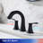 Widespread 2-handle Bathroom Faucet with Drain Assembly-82748850