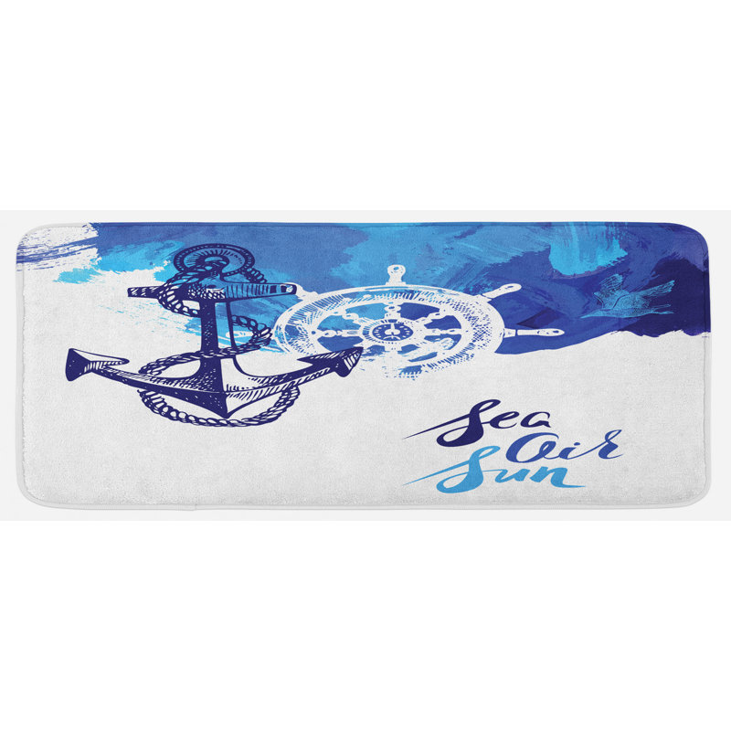 Tapis de cuisine nautique