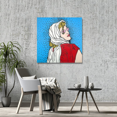 Pop art femme - Toile rétro pour décoration intérieure | Art unique