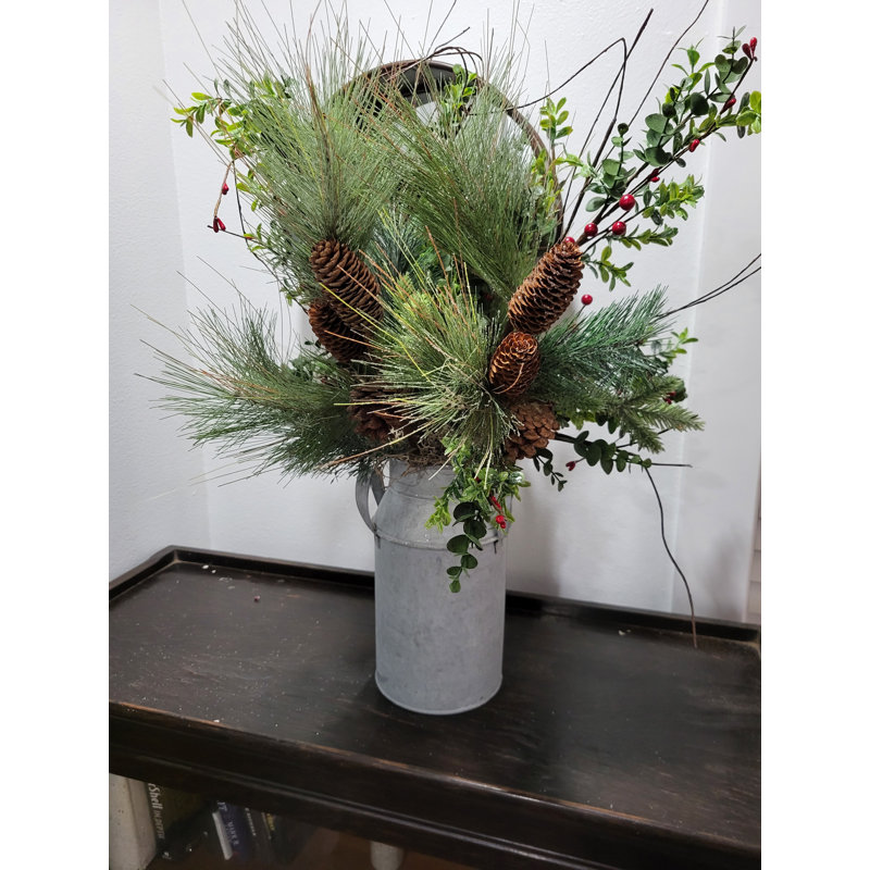 Arrangement en pot de lait