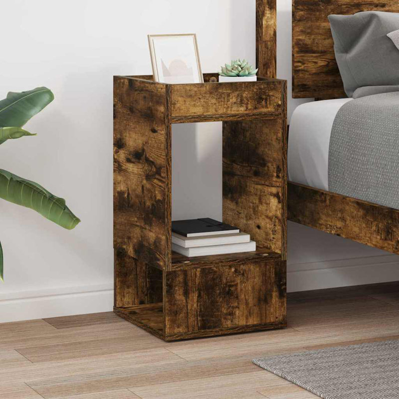 End Table, Smoked Oak