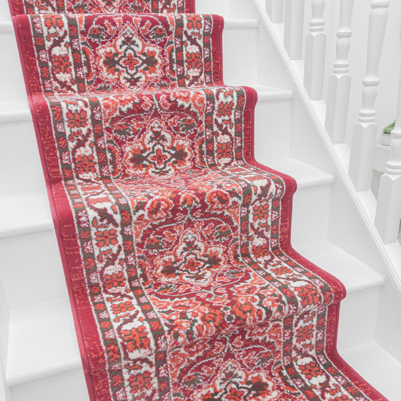 Stair Runner Oriental Area Rug, Stair Runner 60 x 480 cm
