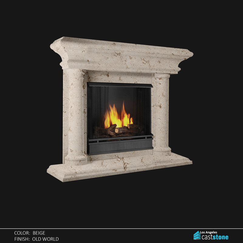 Erin Fireplace Surround, Beige Old World
