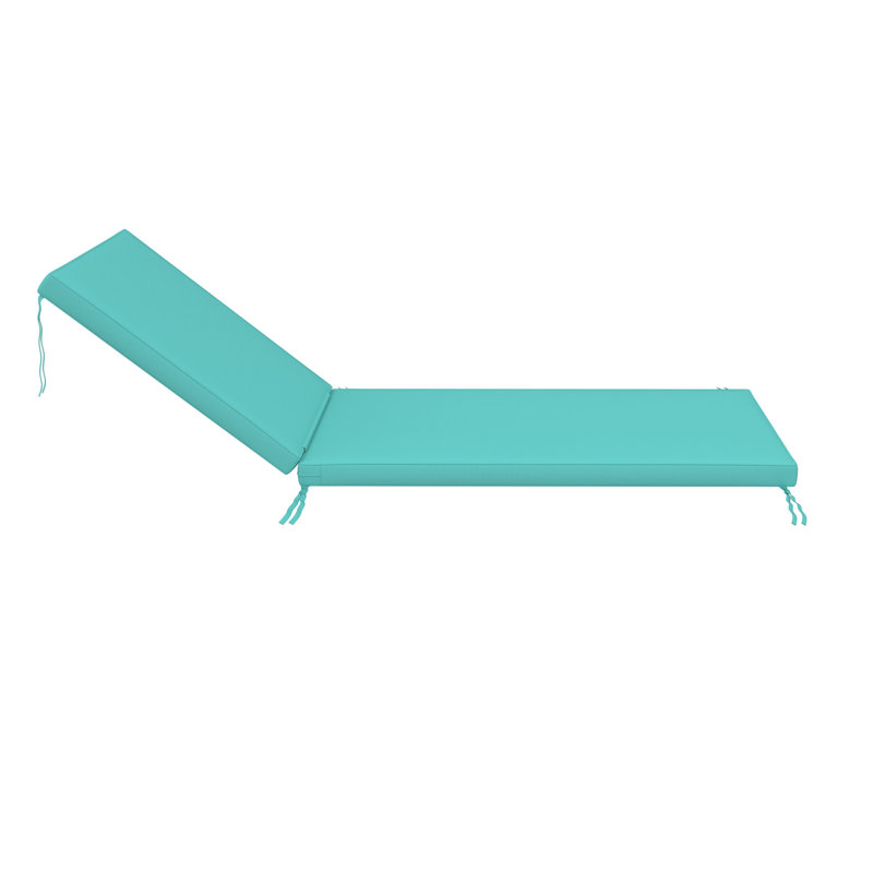 Sunbrella® Outdoor Chaise Cushion, 24" W x 73" D, Sunbrella® Canvas Aruba