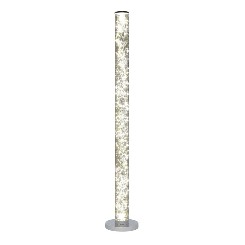 Lampe sur pied 49 po à colonne en cristal 49 "Illuminari