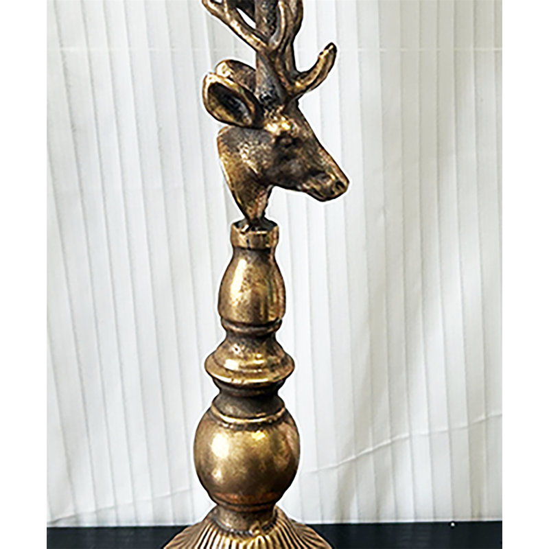 Porte-bougie Vintage Art, H 18,9 po x l 4,72 po x P 4,72 po