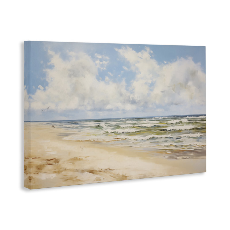  «Cloudy Summer Beach», art mural par LSR Design Studio, H 16 po x l 24 po