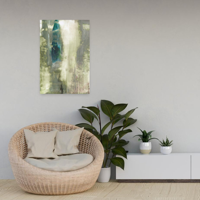 Art contemporain contemporain abstrait mystique, H 24 po x l 16 po