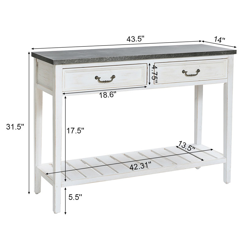 Console 43,5 po Nilda