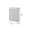 Commode 5 tiroirs Glam