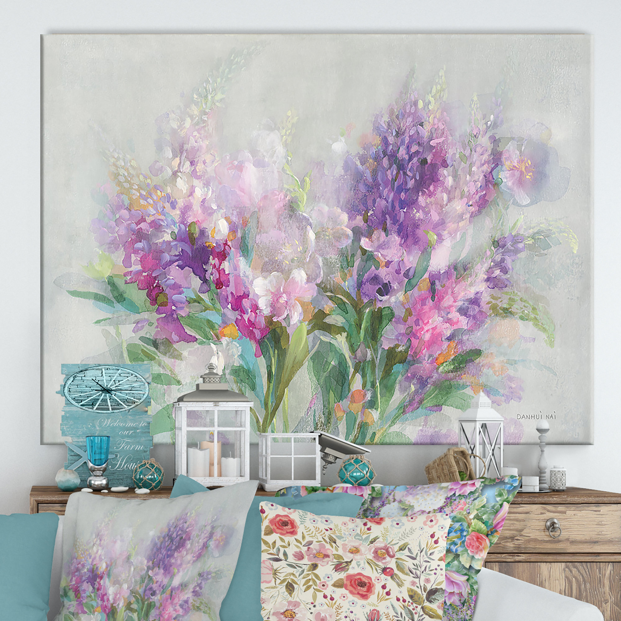 East Urban Home RW Go with the Flow II - Wrapped Canvas Print & Reviews ...