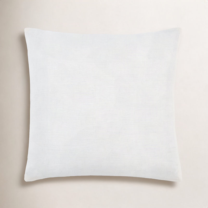 Dilip Accent Pillow, Square 20", White