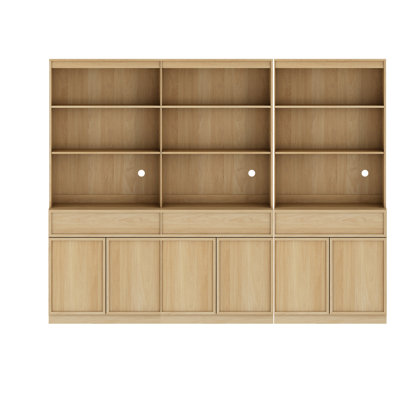 94.5" Wide Wood Sideboard Buffet with Doors, Drawers & Adjustable Shelves, 72" Tall Storage Cabinet for Dining Kitchen