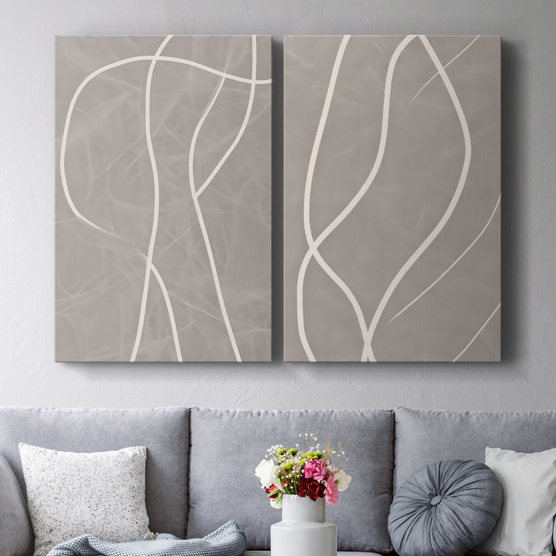 ABSTRACT Series DLXXXI-Premium Gallery Wrapped Canvas -Ready to Hang, 18" H x 24" W