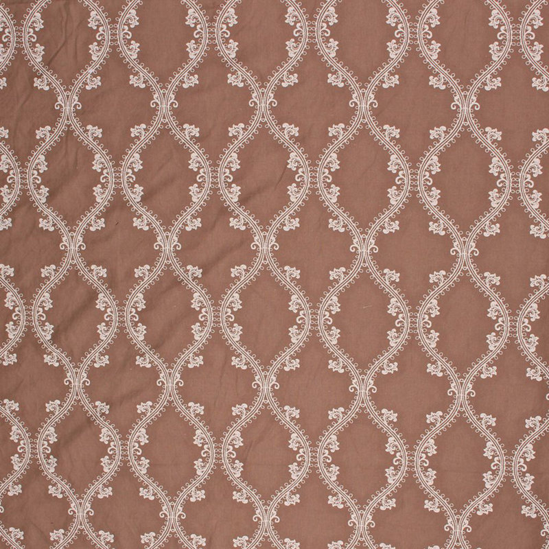 Prive Oakville Trellis Linen Blend Fabric, Driftwood