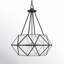 Sky 4 Light Metal Dimmable Geometric Chandelier