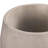 Round Lightweight White Concrete Indoor or Outdoor Planter