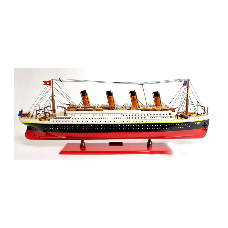 Bateau peint à modèle titanic