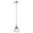 1 - Light Polished Nickel Pendant