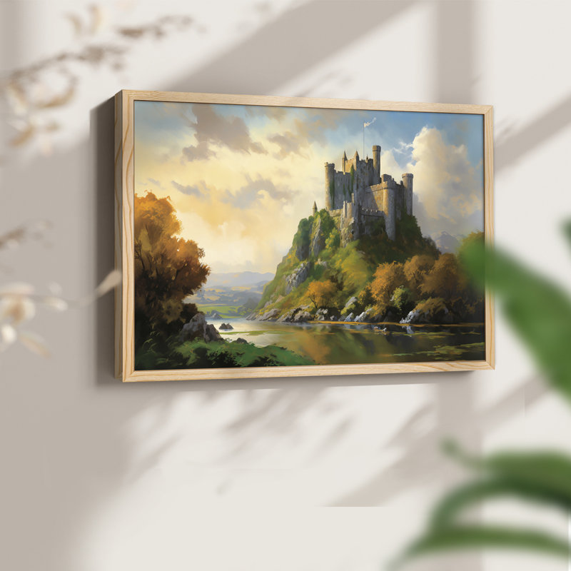Paysage, série XCVI, reproduction encadrée, H 8 po x l 10 po, Naturel