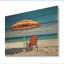 Chaises de plage orange II sur bois-2135598132