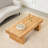 47.6" Farmhouse Solid Wood Coffee Table