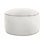 Demi Round Upholstered Outdoor Ottoman with Sunbrella® Cushion