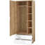 Edisson 2 Door Manufactured Wood Wardrobe