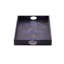 2-Piece Blue Decorative Trays with Subtle Map Pattern, 25x15x2.5"