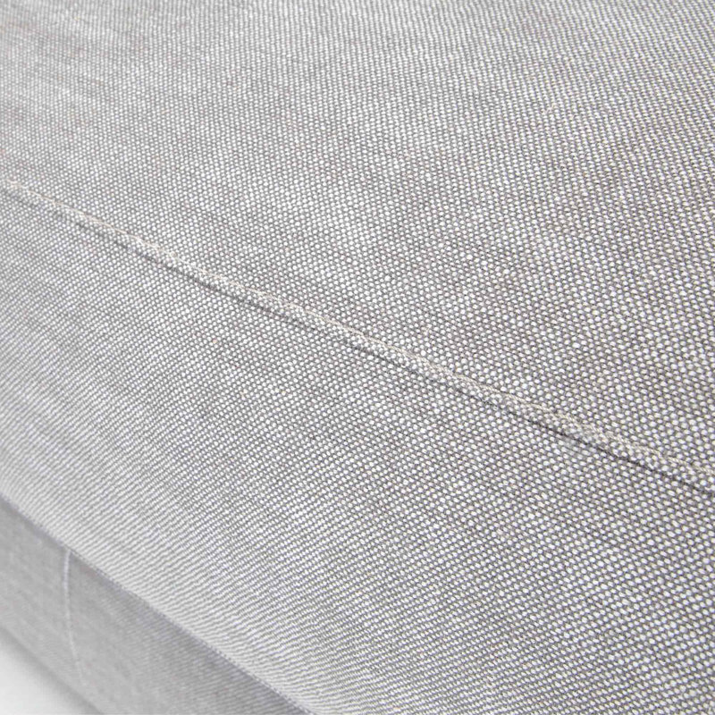 Canapé modulaire de coin symétrique de 108,5 po Kiados, Mélange de polyester gris