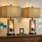 Intissar 25" Resin Lamp USB Touch Table Lamp Set Is Suitable For Bedside, Bedroom And Living Room