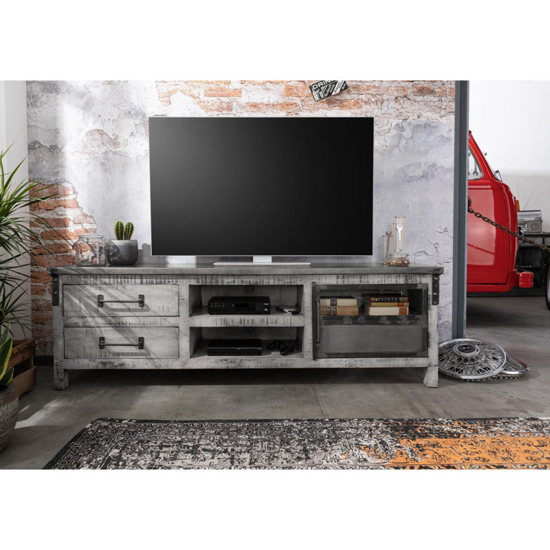 Heavy Industry TV Stand for TVs up to 75", Grey