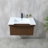 32" Resin Sink Wall-Mounted Bathroom Vanity with Motion-Sensor LED Light, Side Handles & ADA-Friendly Design-543293638